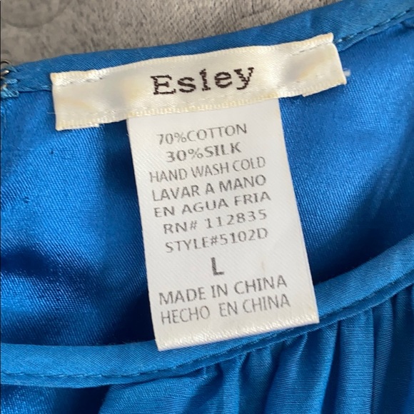 Cotton and silk dress - Picture 4 of 9